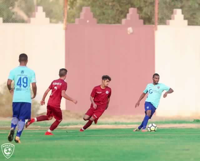 فريق الهلال (ب) يتعادل مع الشباب