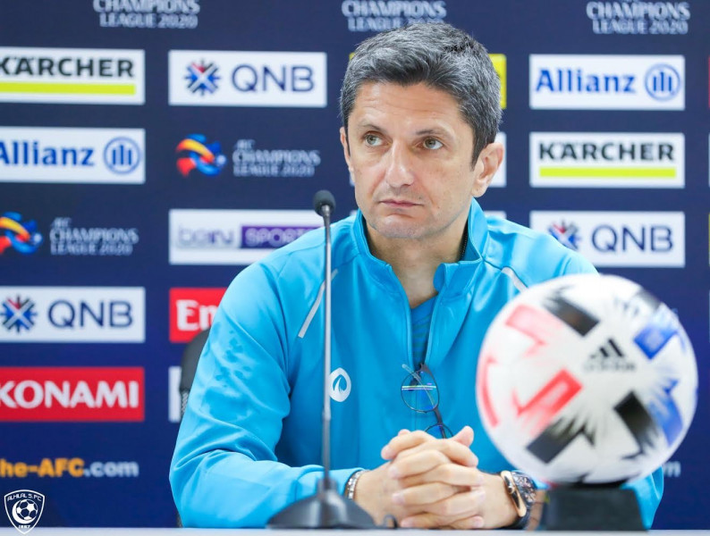المؤتمر الصحافي الذي يسبق لقاء الهلال ونظيره 