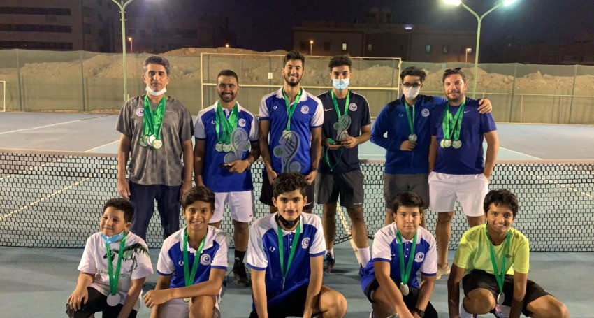 تنس الهلال تحقق ثلاث بطولات