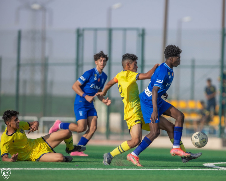 ناشئو الهلال يتعادلون مع التعاون