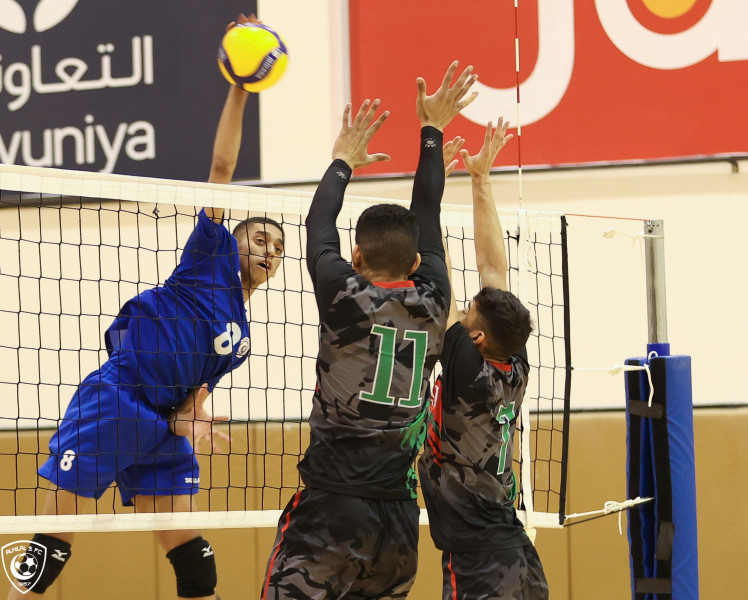 شباب طائرة الهلال يتغلبون على 