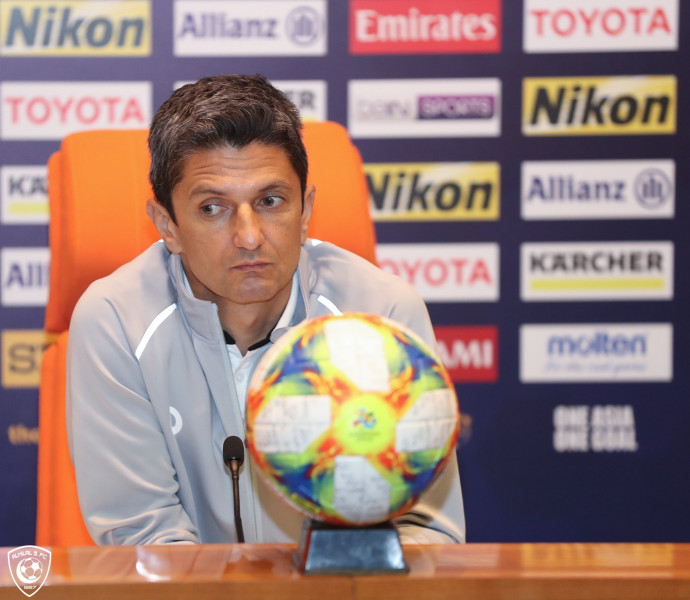 المؤتمر الصحافي للقاء الهلال والاتحاد يوم الغد في دوري أبطال آسيا