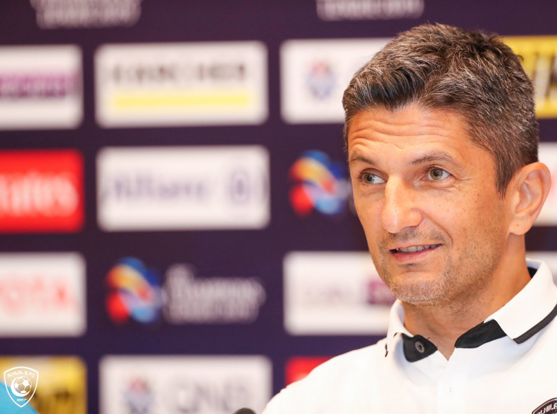المؤتمر الصحافي للقاء الهلال والأهلي يوم الغد في دوري أبطال آسيا