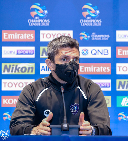 المؤتمر الصحفي الخاص بمباراة الهلال و